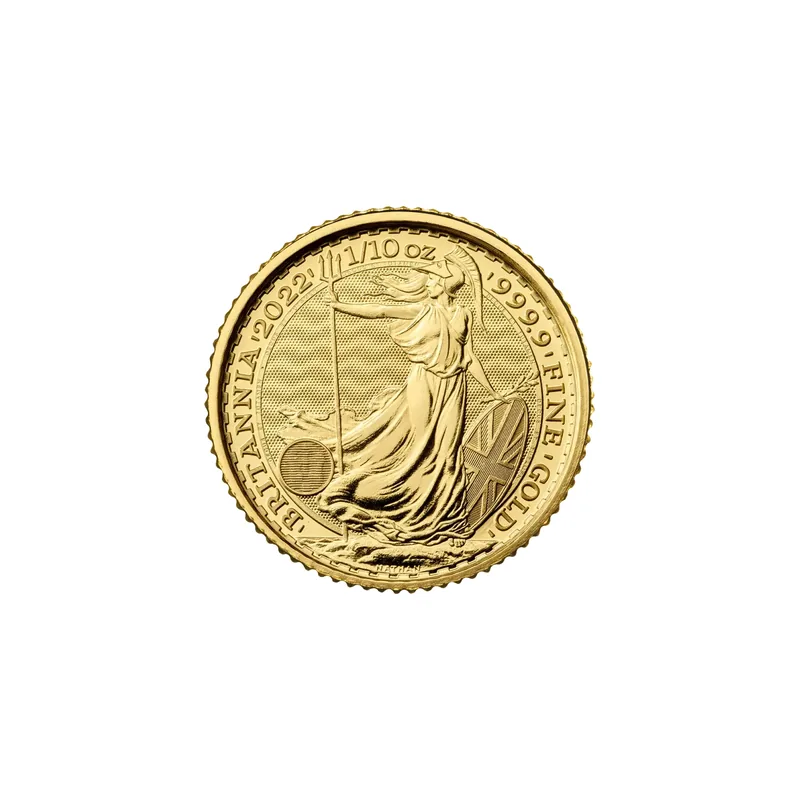 1/10 oz Britannia Gold Coin | 2022