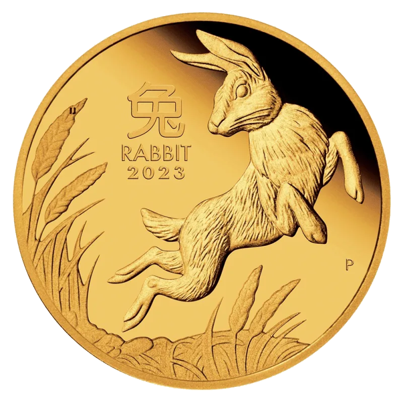 1/10 oz Lunar III Rabbit | Gold | 2023