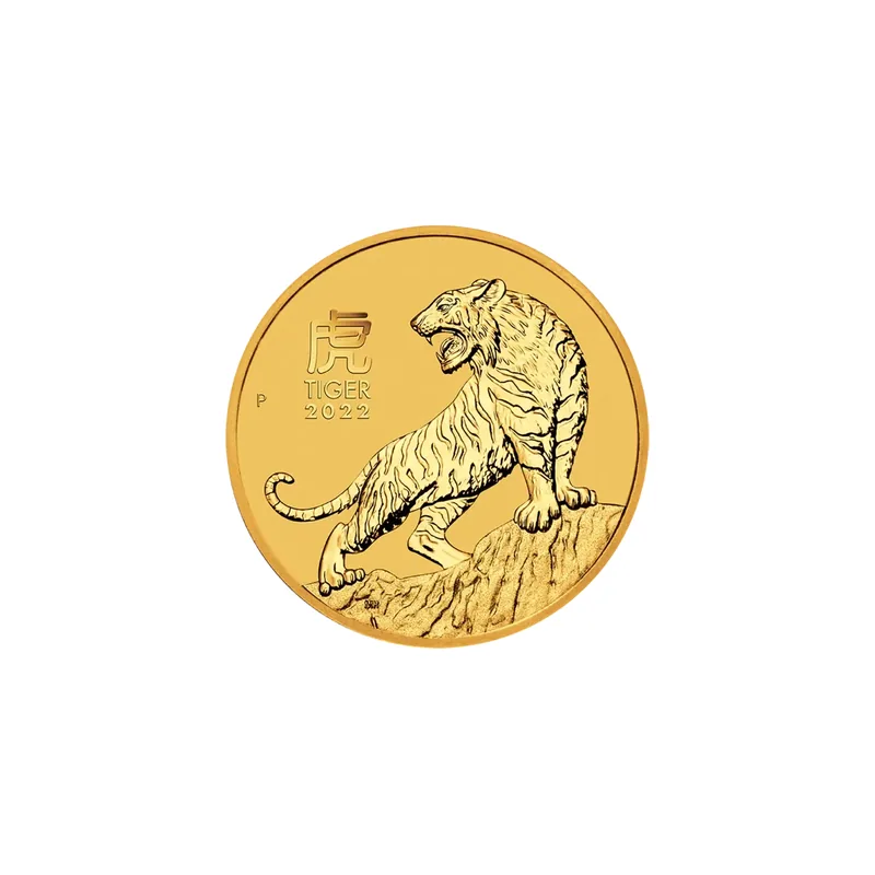 1/10 oz Lunar III Tiger Gold Coin | 2022