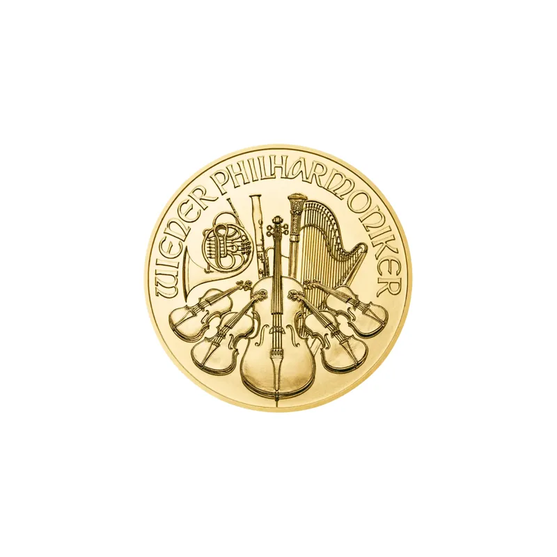 1/10 oz Vienna Philharmonic Gold Coin | 2022