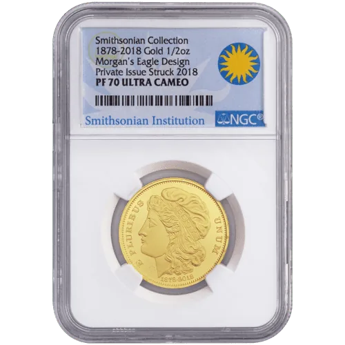 1/2 oz NGC PF-70 Morgan Dollar | 2018