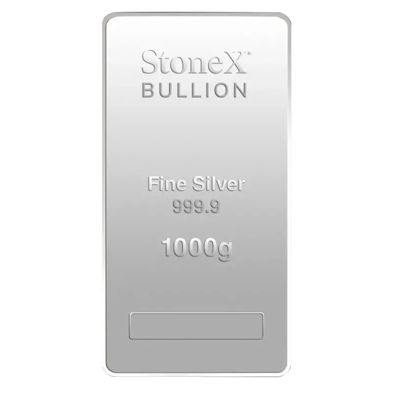 1 Kilo Coin Bar | Silver | StoneX