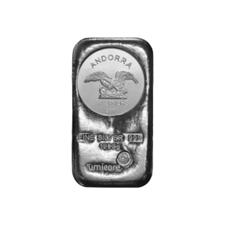 Andorra Eagle 1 kilogram silver coin bars