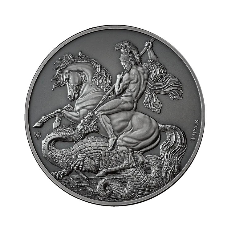 1 kilo silver coin George and the Dragon proof