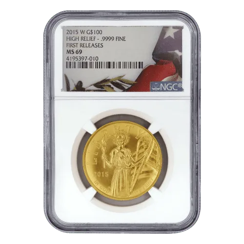 1 oz American Liberty High Relief MS-69 | 2015
