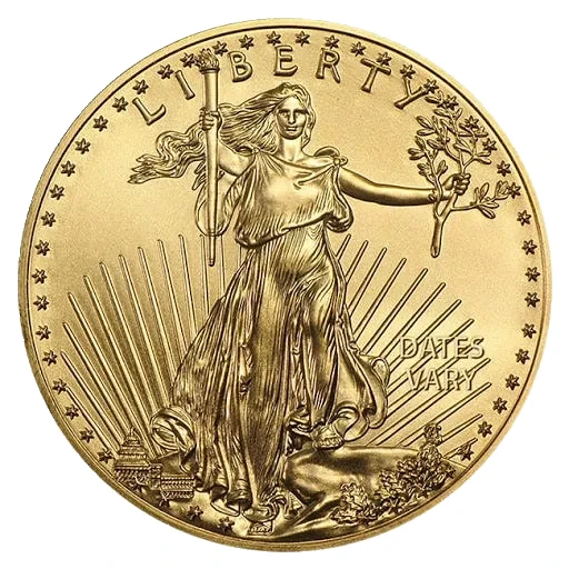 1 oz $50 Gold American Eagle Coin (Date Varies)