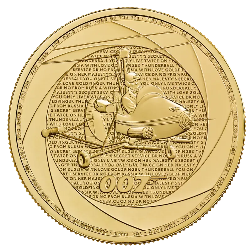 1 oz Bond of the 1960s Gold Coin | 2024