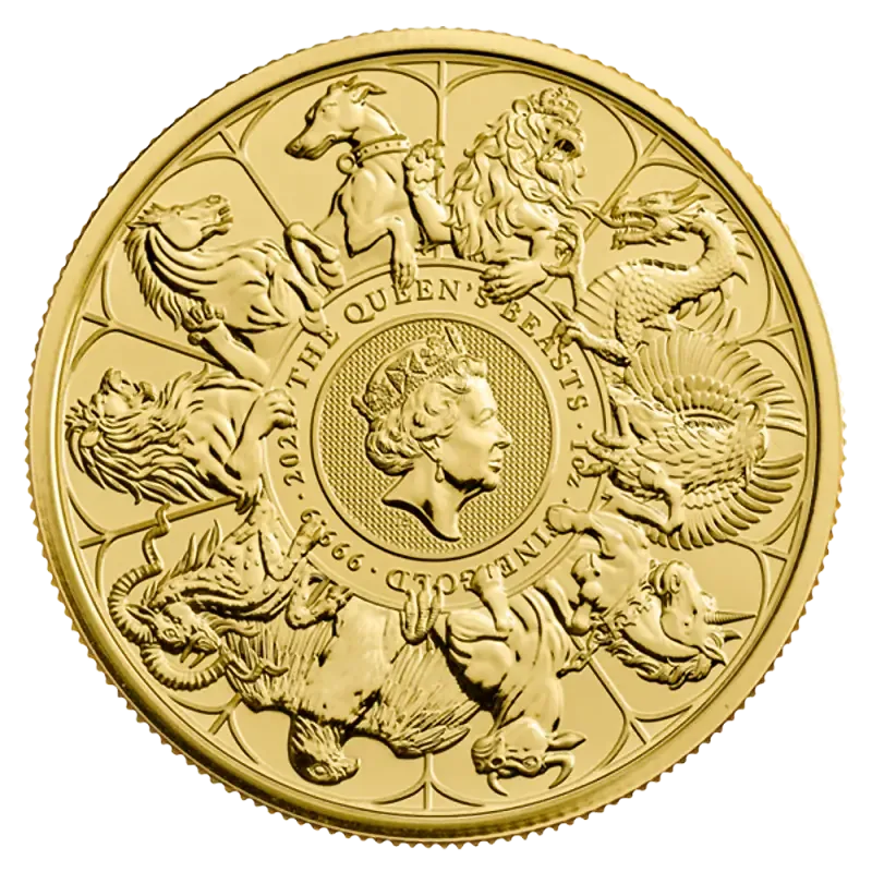 1 oz Queen’s Beasts The Completer Gold Coin | 2021
