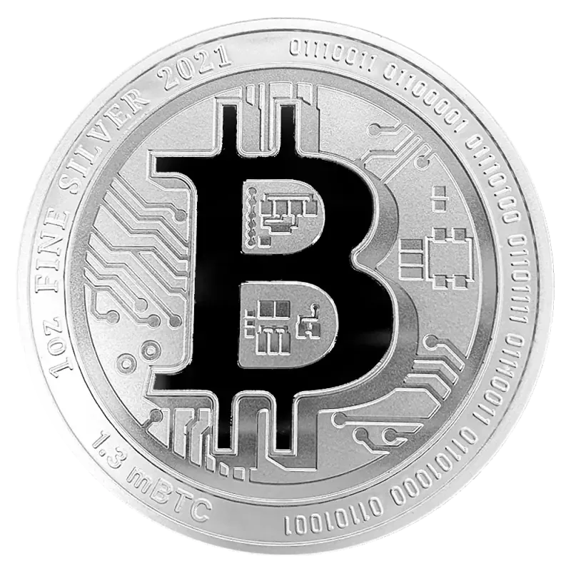 1 oz Silver Bitcoin | 2021