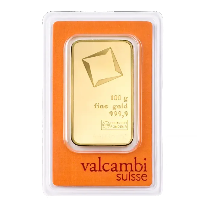 100g Gold Bar | Valcambi