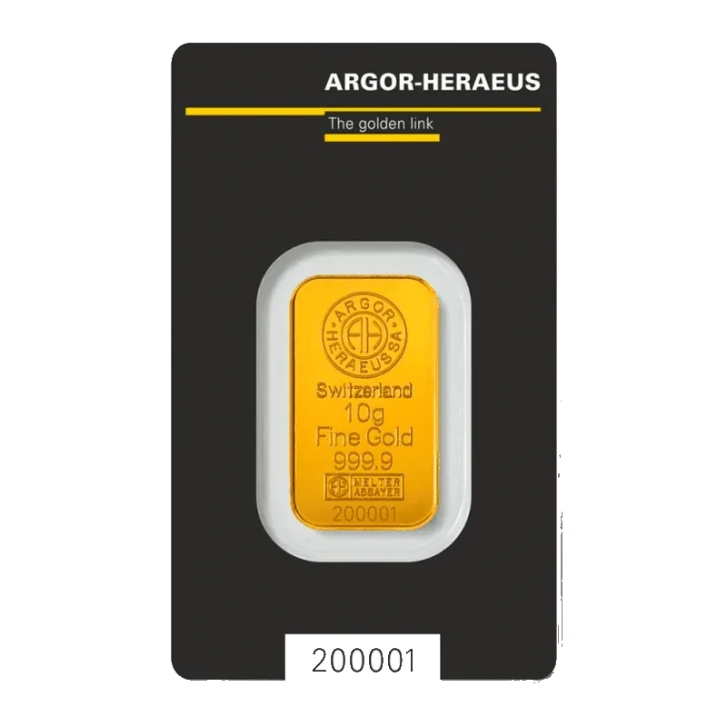10g Gold Bar | Argor Heraeus