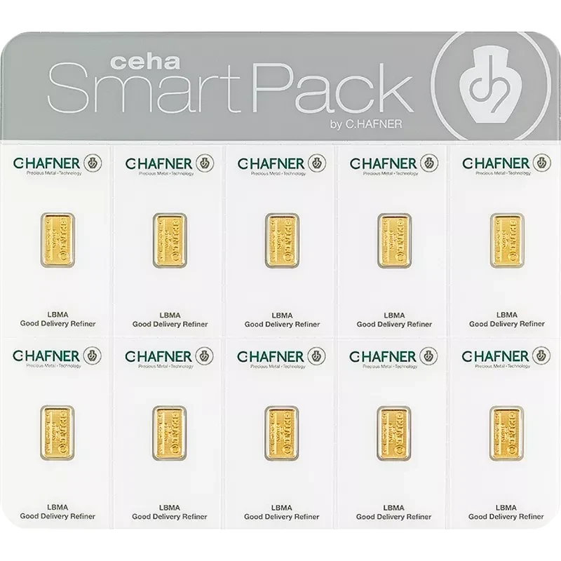 10x 1g Combibar | C.Hafner SmartPack