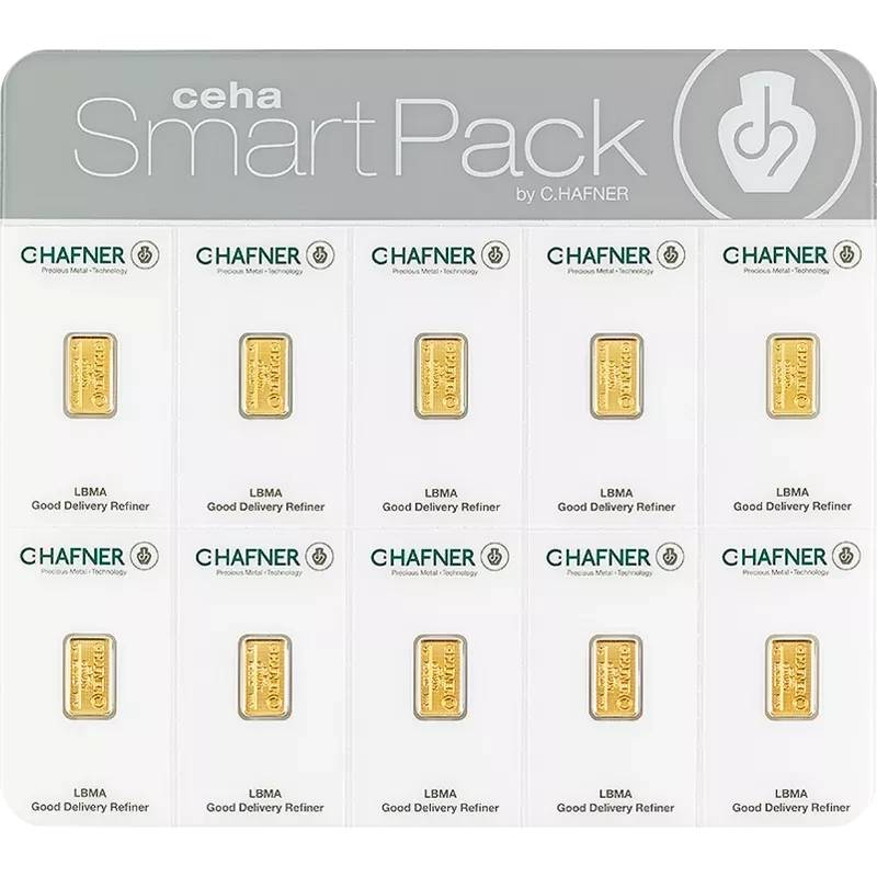 10x 1g Combibar | C.Hafner SmartPack