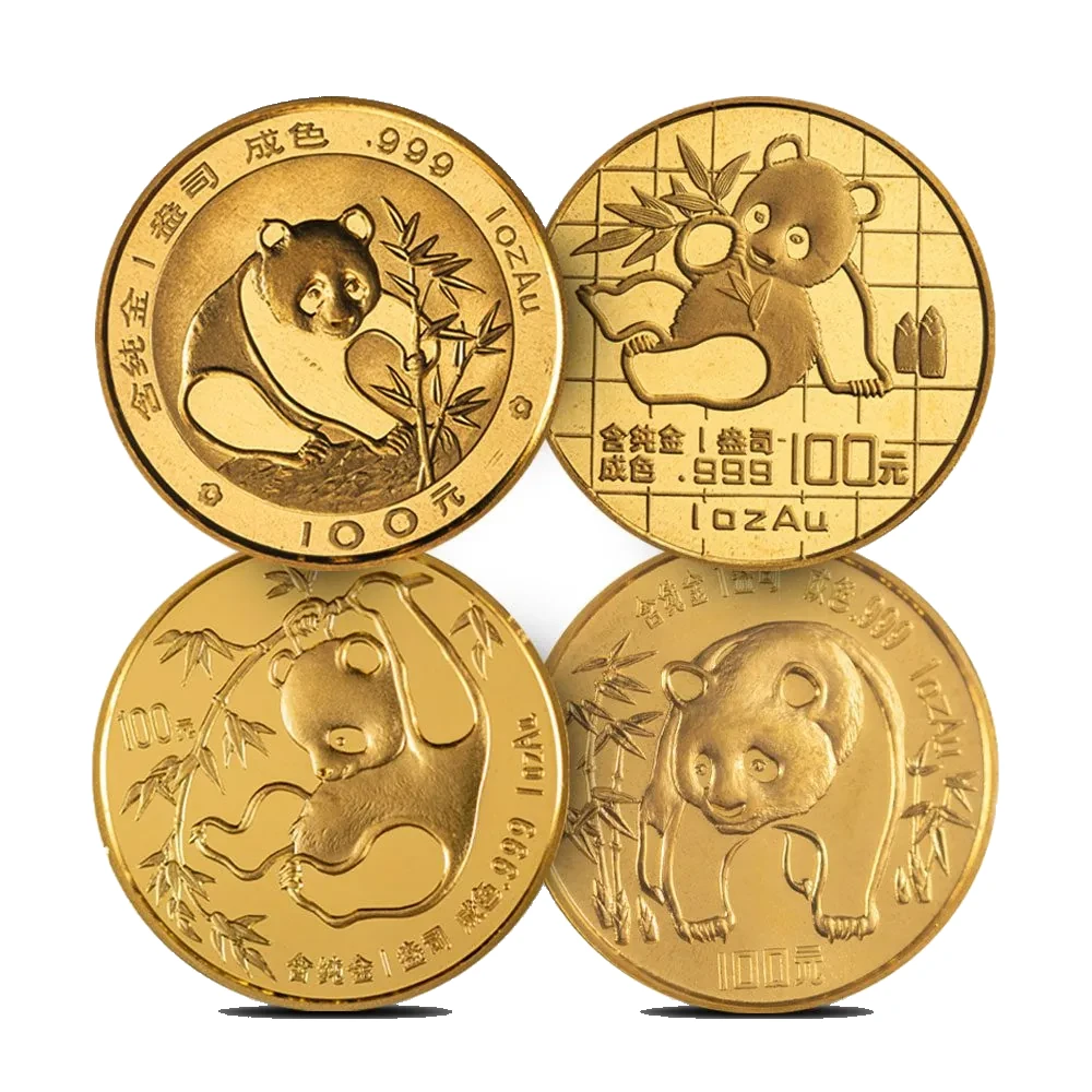 1 oz Chinese Gold Panda Coin (Random Year, Unsealed)