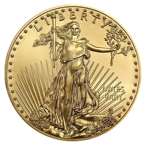 1/4 oz $10 Gold American Eagle Coin (Date Varies)