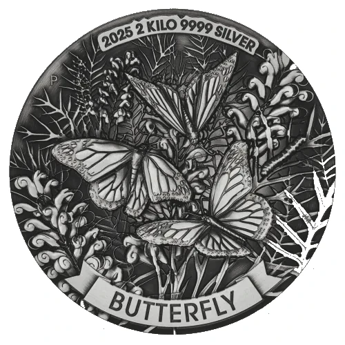 2 kilo Butterfly High Relief Antiqued | 2025