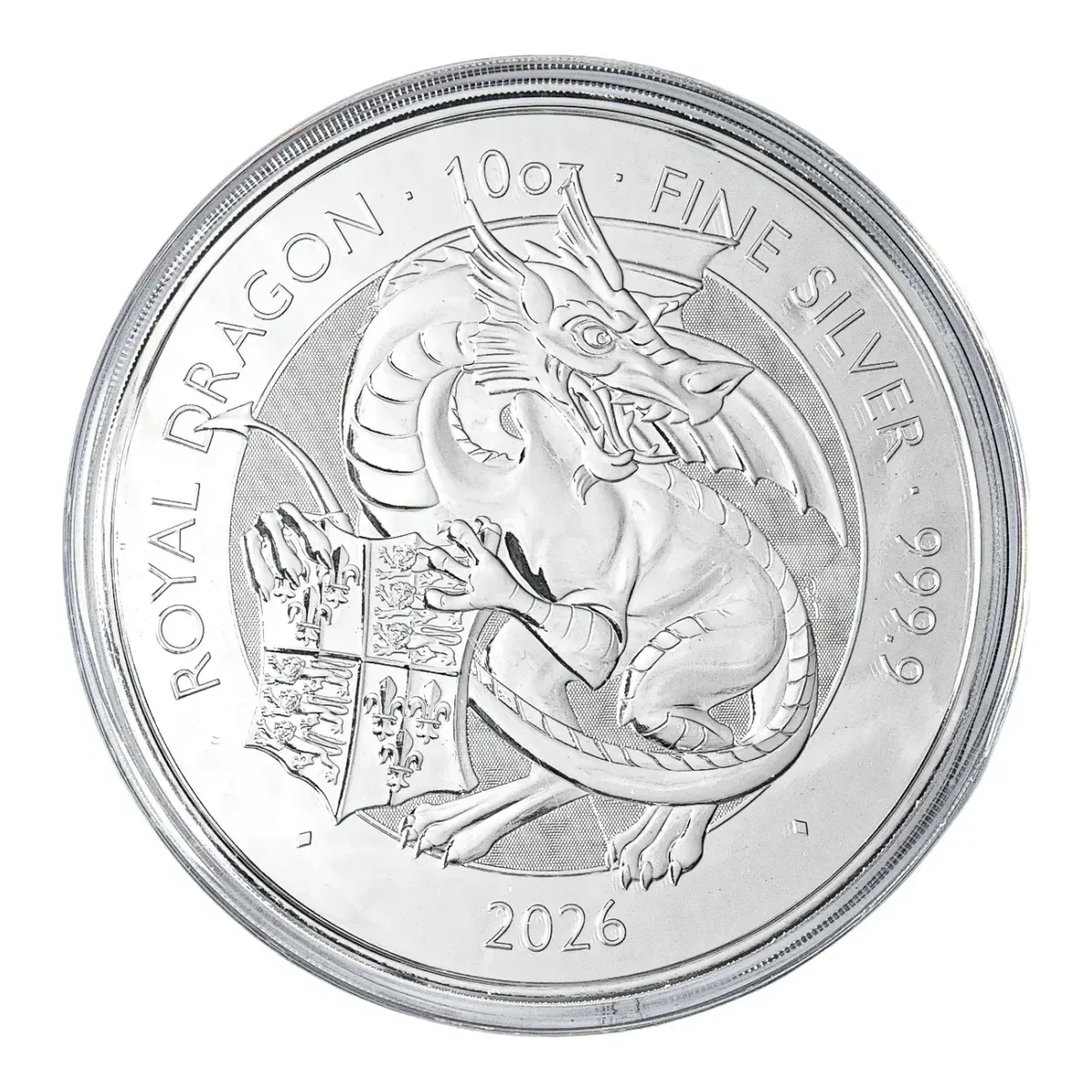 10 oz Tudor Beasts The Royal Dragon Silver Coin | 2026