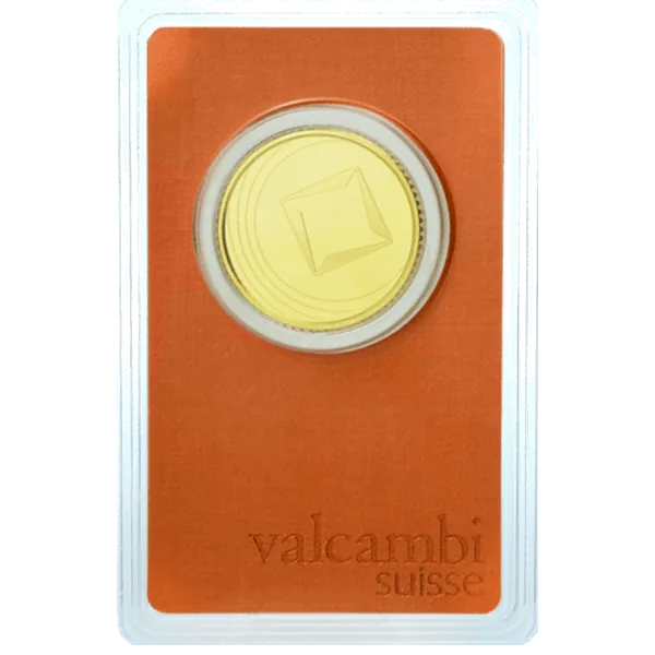 20g Gold Bar | Valcambi | Round Bar
