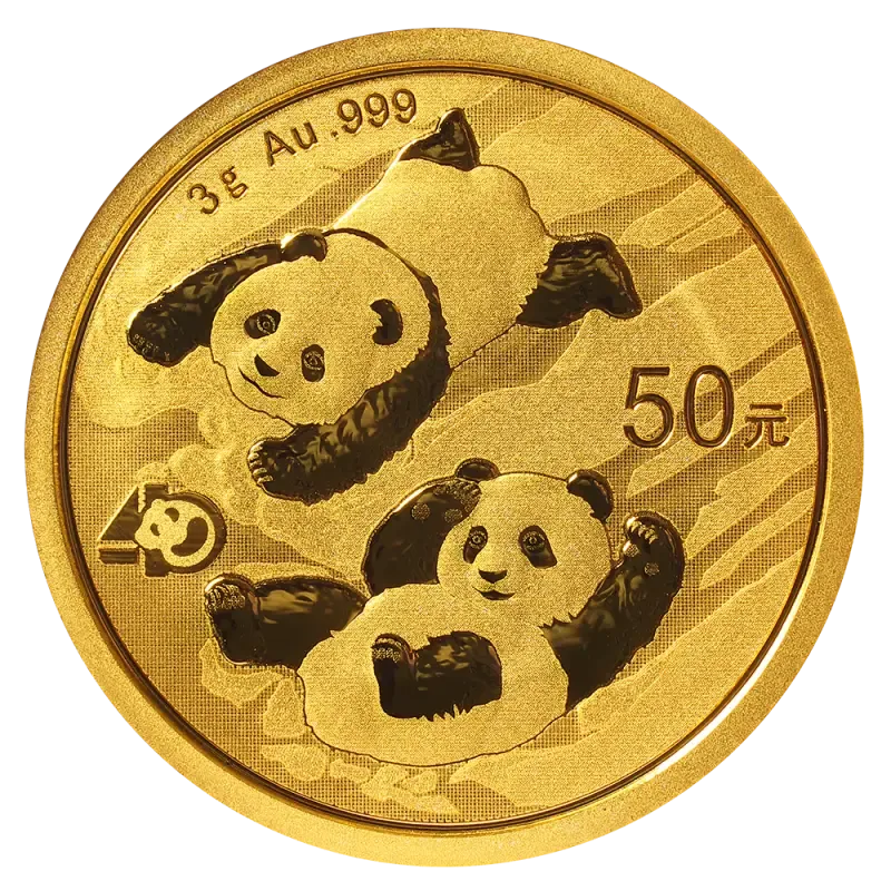 3g China Panda Gold Coin | 2022