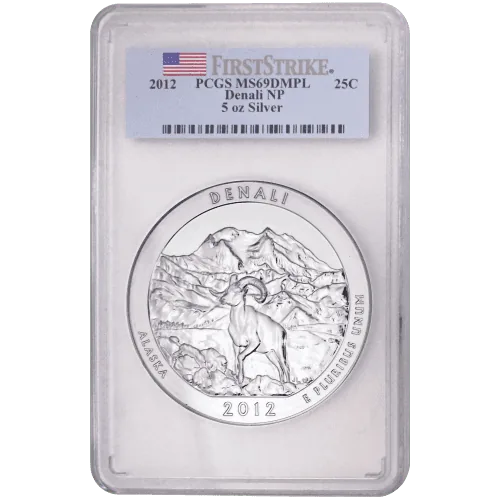 5 oz America the Beautiful Denali National Park PCGS MS-69 DMPL | 2012
