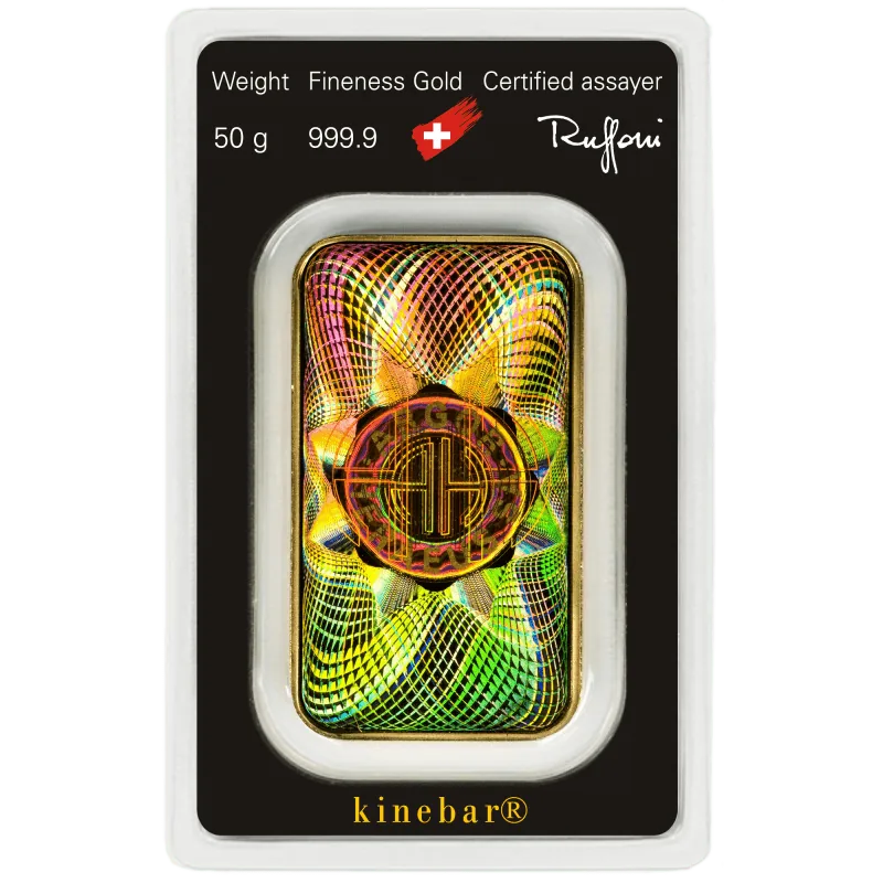 50g Gold Bar | Argor Heraeus | Kinebar