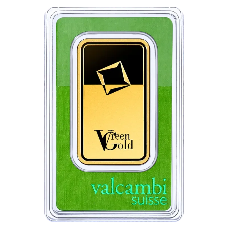 50g Gold Bar | Valcambi | Green Gold