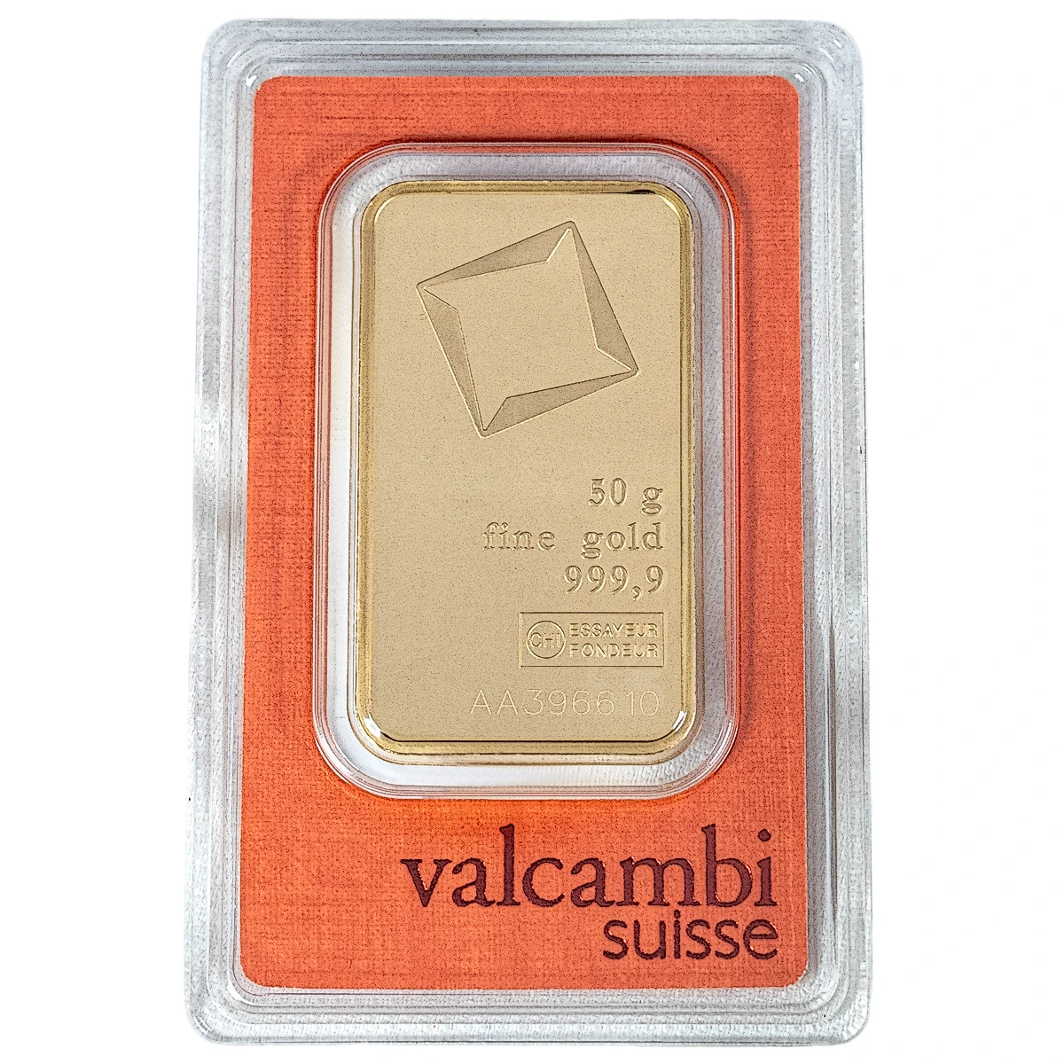 50g Gold Bar | Valcambi