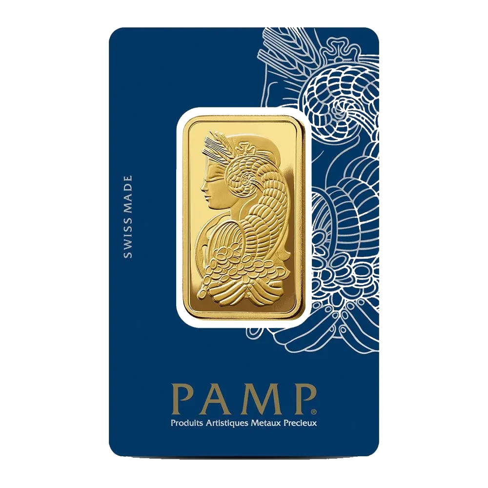 1 oz PAMP Suisse Lady Fortuna Veriscan Gold Bar (Carbon Neutral, New w/ Assay)