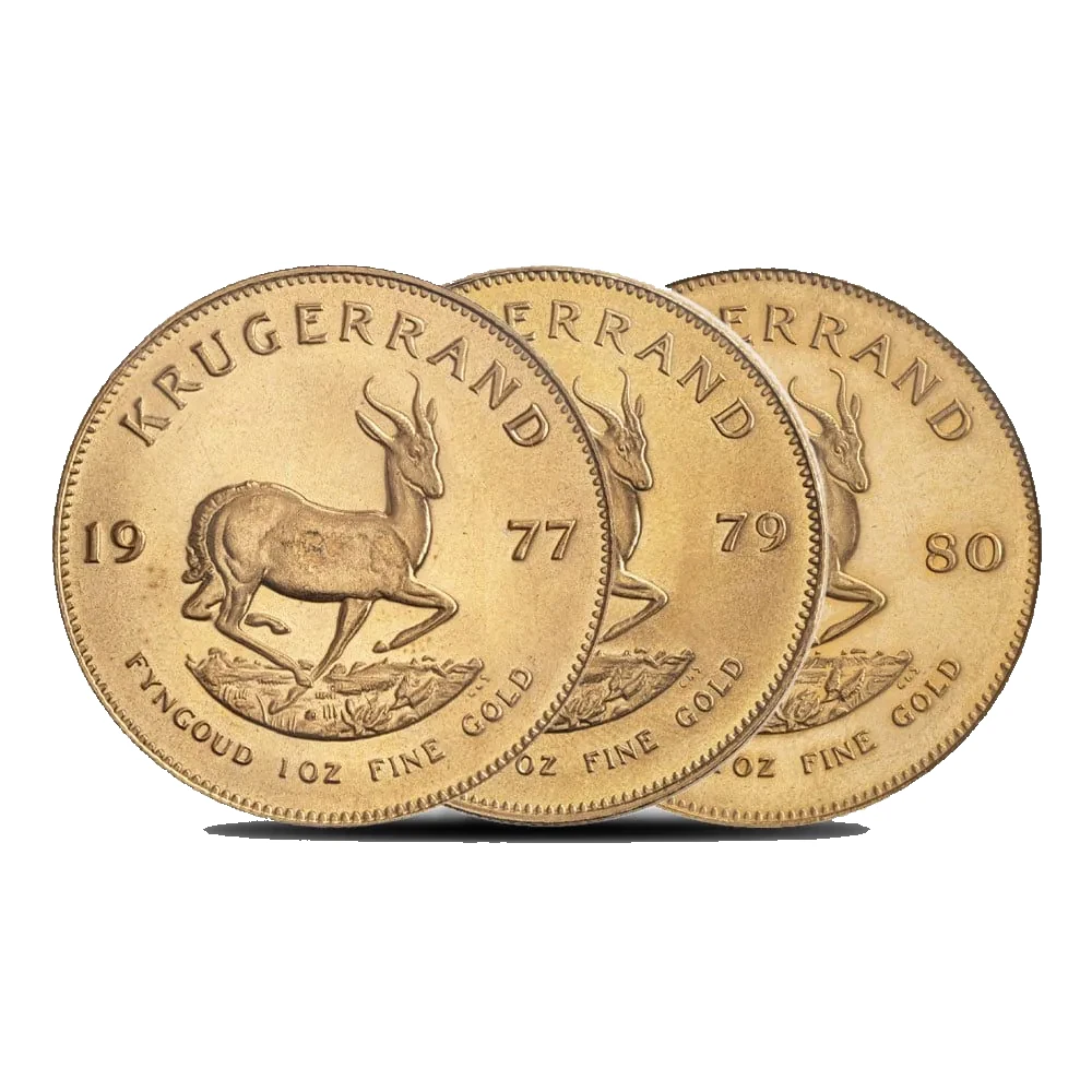 1 oz South African Gold Krugerrand Coin (Random Year)
