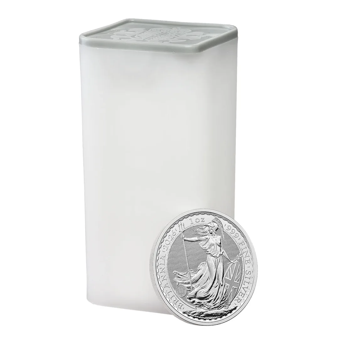 Britannia 1 oz Silver Bullion — 10 Coin Tube | 2026