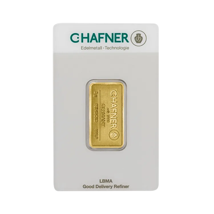 5g C. Hafner Gold Bar