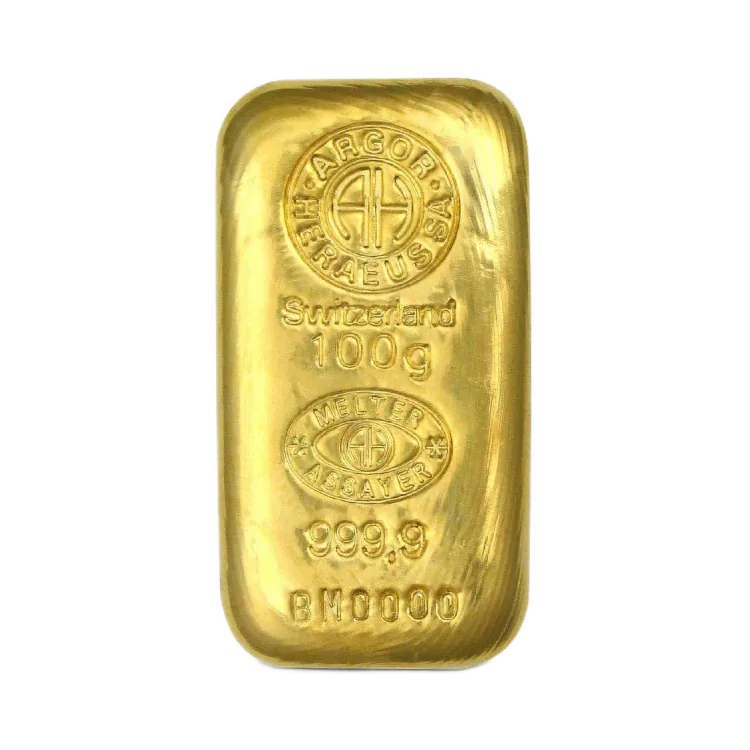 100g Gold Bar Mixed Years