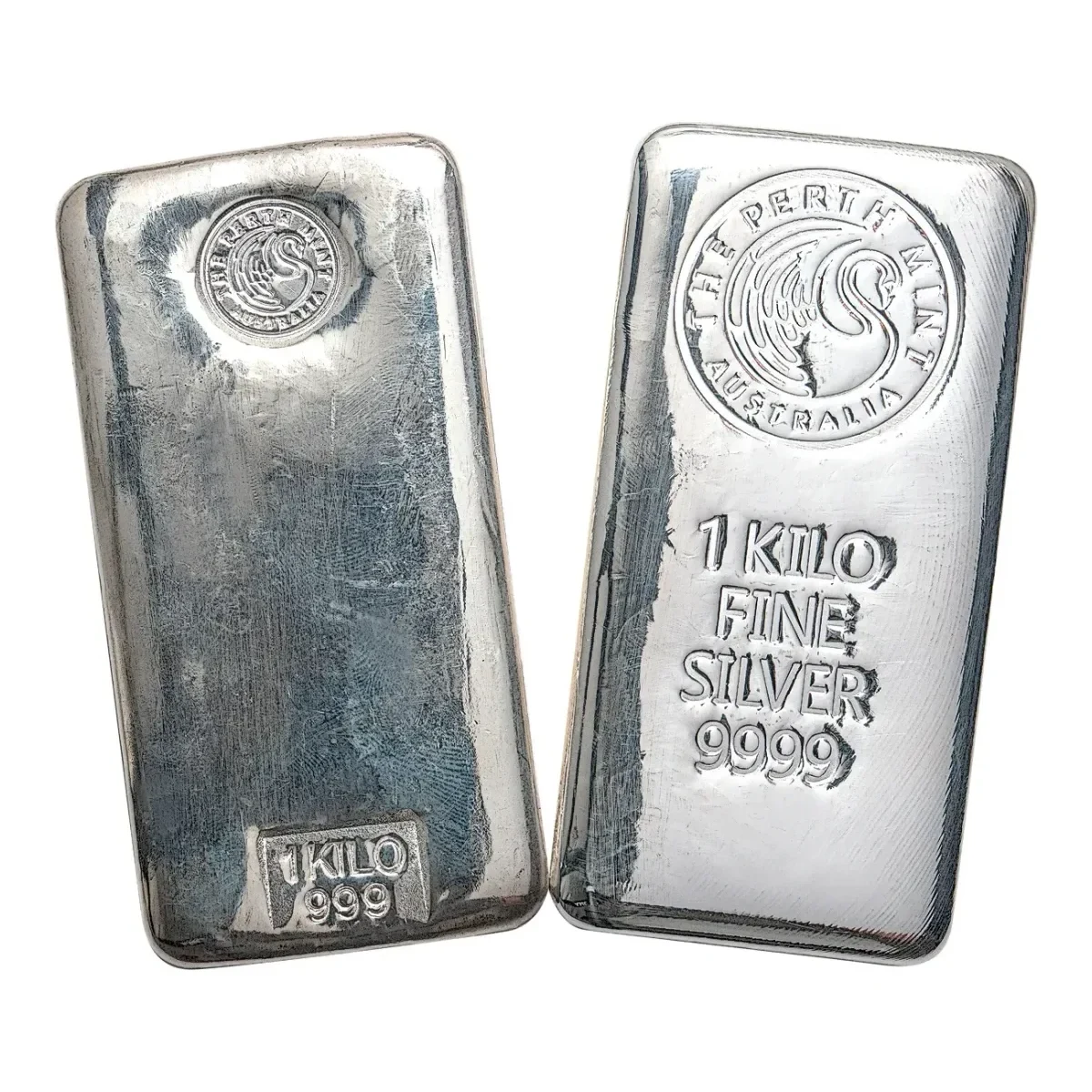 1 Kilo Perth Mint Cast Silver Bar