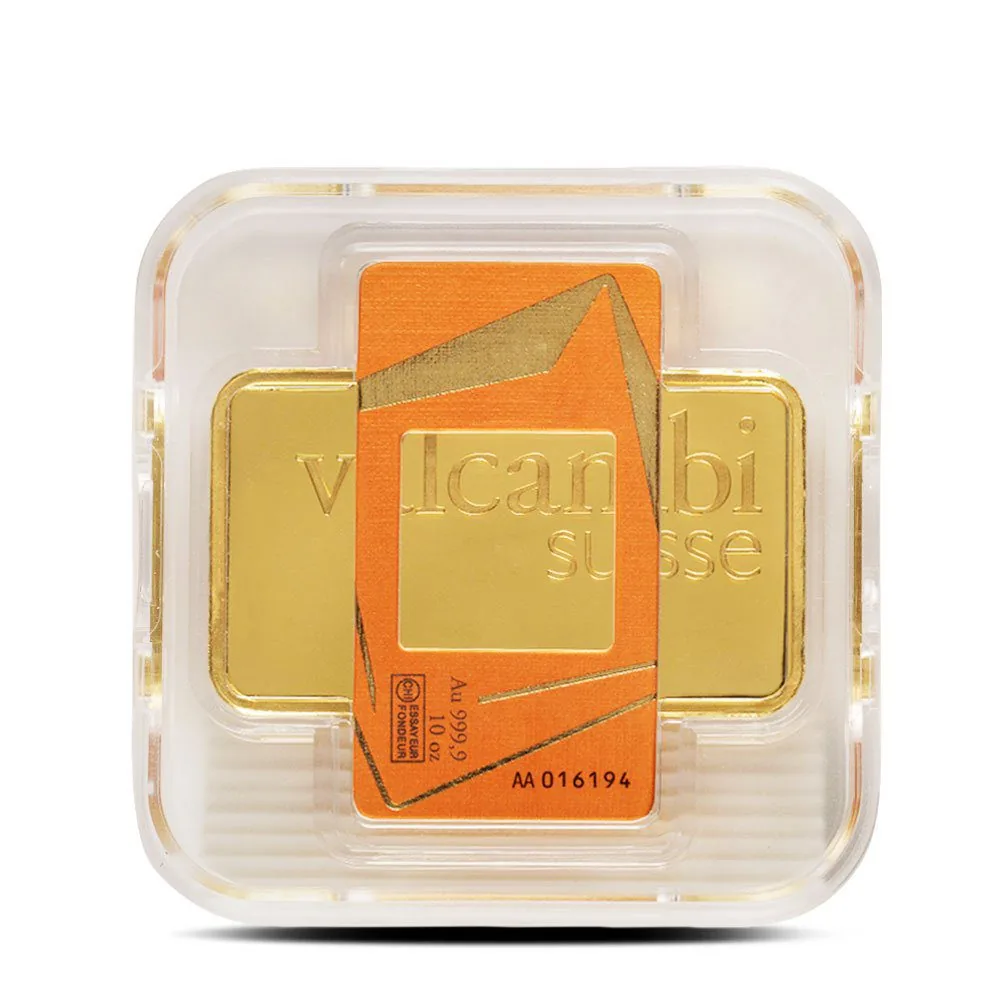 10 oz Valcambi Gold Bar (New w/ Assay)
