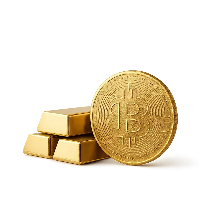 Bitcoin made physical in gold